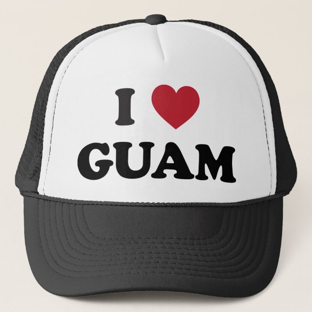 Casquette J'aime la Guam (Devant)