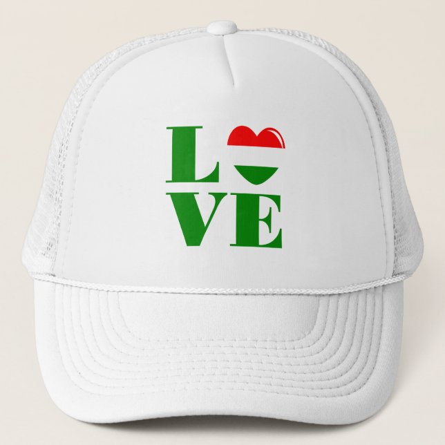 Casquette J'aime la Hongrie (Devant)
