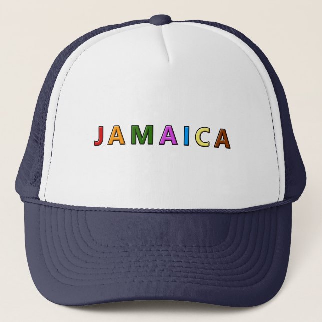 Casquette J'aime la Jamaïque (Devant)