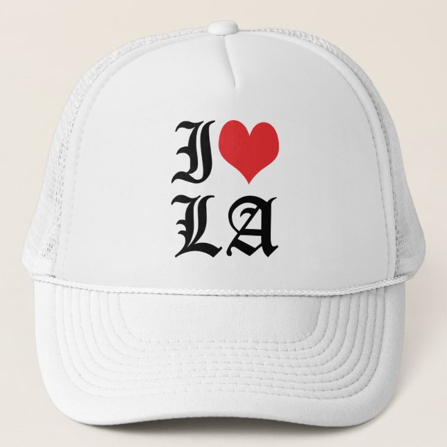 Casquette J'aime la LA de coeur de la LA/I/casquette de Los (Devant)