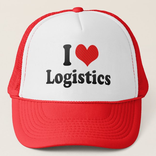 Casquette J'aime la logistique (Devant)