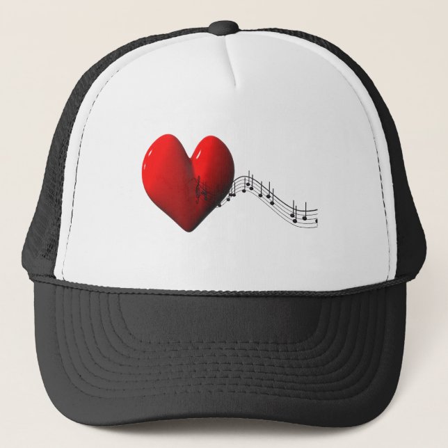 Casquette J'aime la musique (Devant)