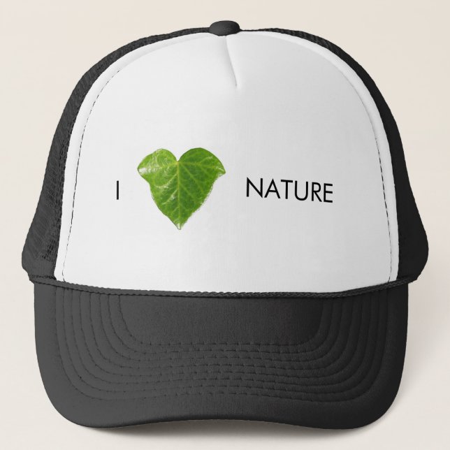 Casquette J'aime la nature (Devant)