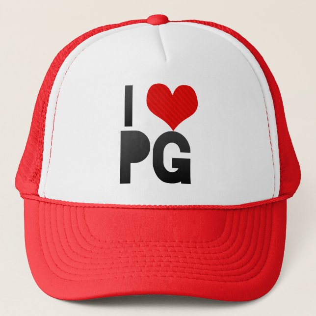 Casquette J'aime la PAGE (Devant)