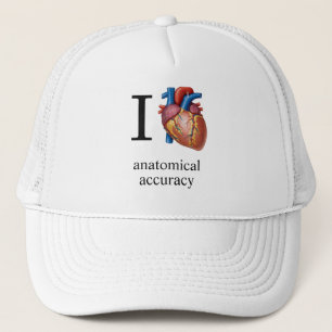 Casquette J'aime la précision anatomique {cœur réel} - Améli