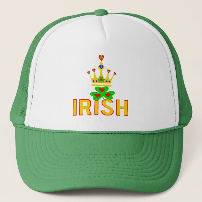 Casquette ❤ J'aime la Saint-Patrick (Devant)