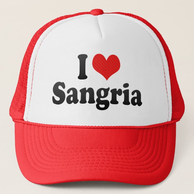 Casquette J'aime la sangria (Devant)