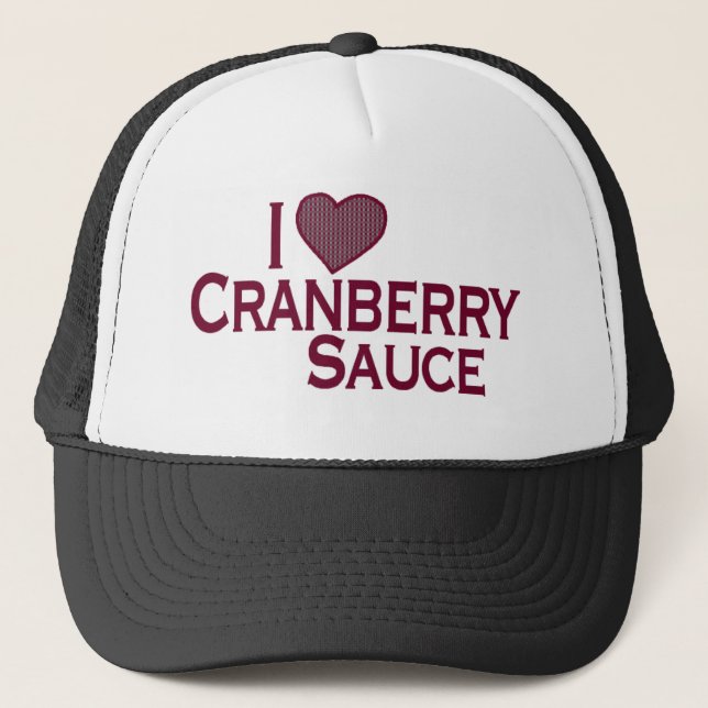 Casquette J'aime la sauce à la canneberge (Devant)