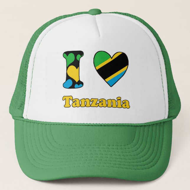 Casquette J'aime la Tanzanie (Devant)