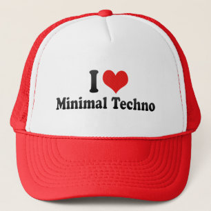 Casquette J'aime la techno minimale