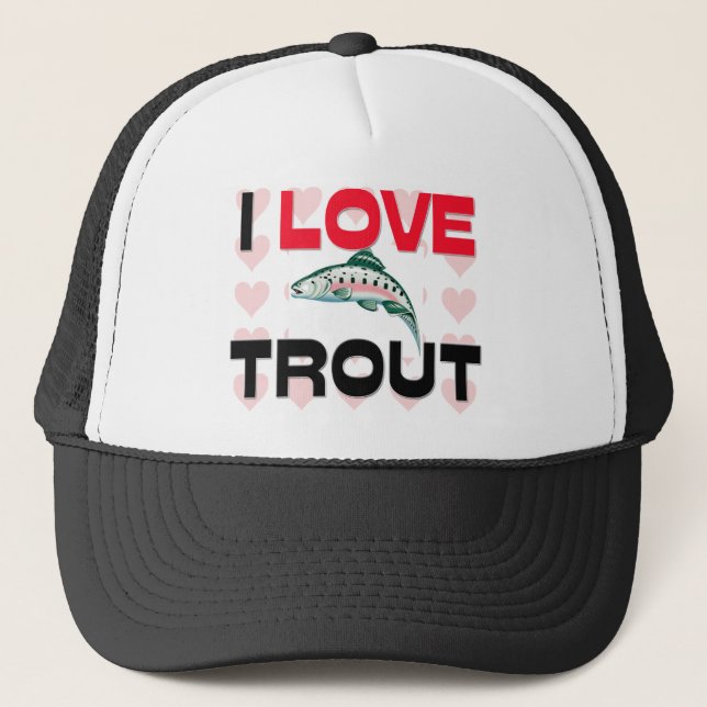 Casquette J'aime la truite (Devant)