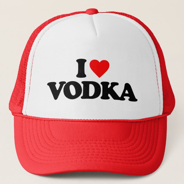 CASQUETTE J'AIME LA VODKA (Devant)