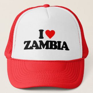 CASQUETTE J'AIME LA ZAMBIE
