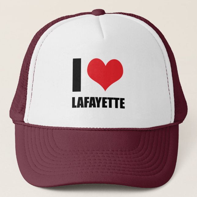 Casquette J'aime Lafayette (Devant)