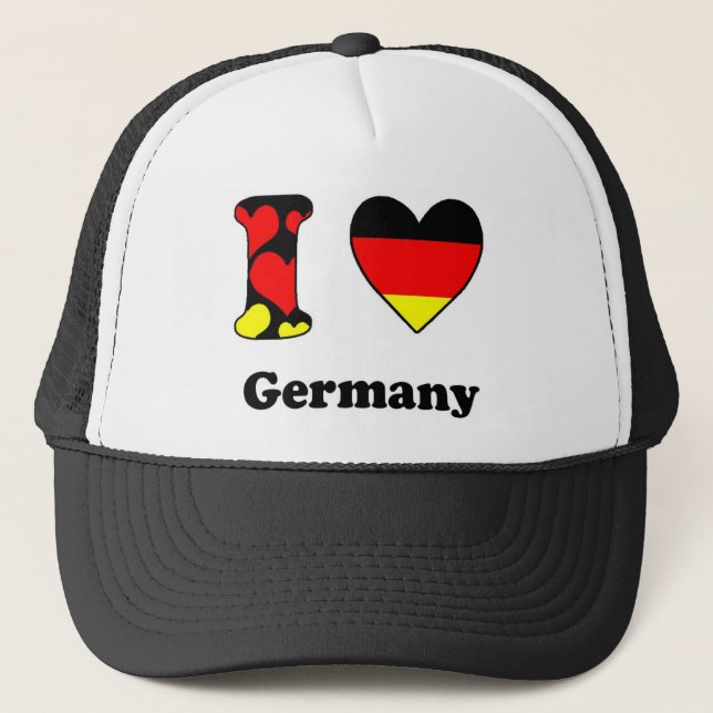 Casquette J'aime l'Allemagne (Devant)
