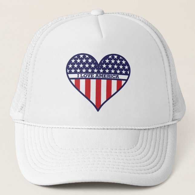 Casquette J'aime l'Amérique (Devant)