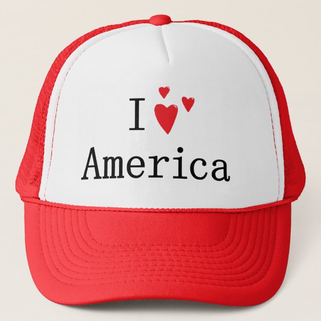 Casquette J'aime l'Amérique (Devant)
