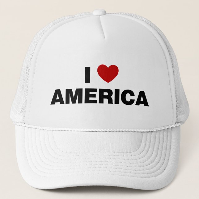 Casquette J'aime l'Amérique (Devant)