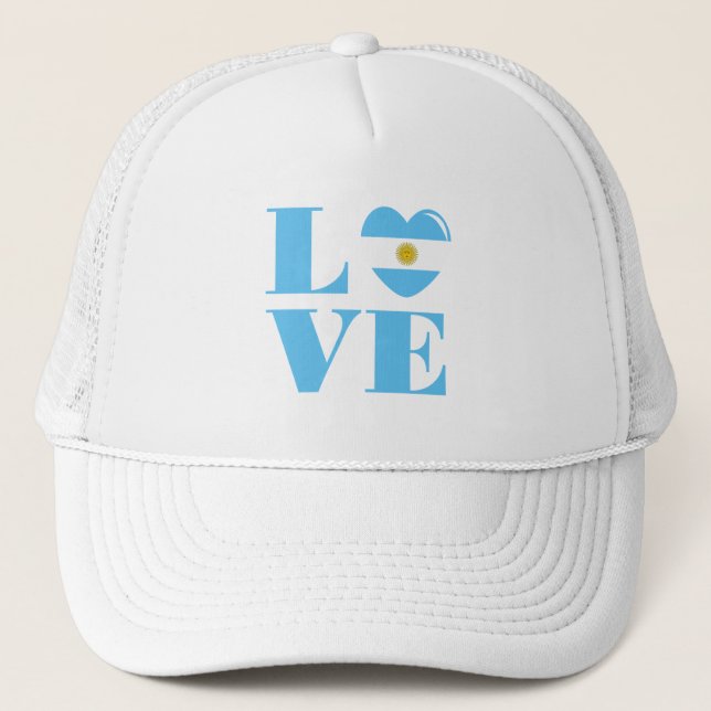 Casquette J'aime l'Argentine (Devant)