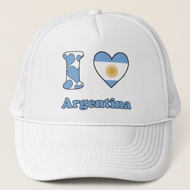 Casquette J'aime l'Argentine (Devant)