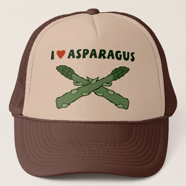 Casquette J'aime l'asperge (Devant)