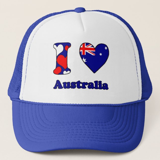 Casquette J'aime l'Australie (Devant)