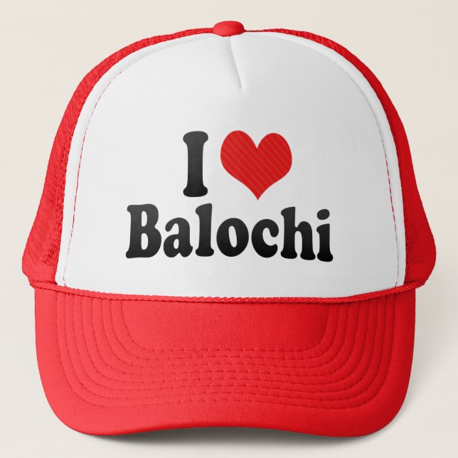 Casquette J'aime le Balochi (Devant)