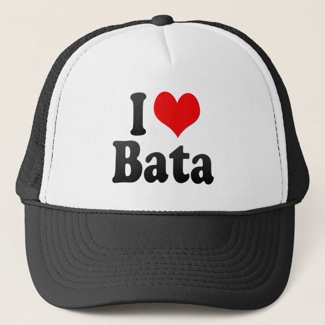 Casquette J'aime le Bata, Guinée équatoriale (Devant)