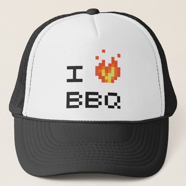 Casquette J'aime le BBQ (Devant)