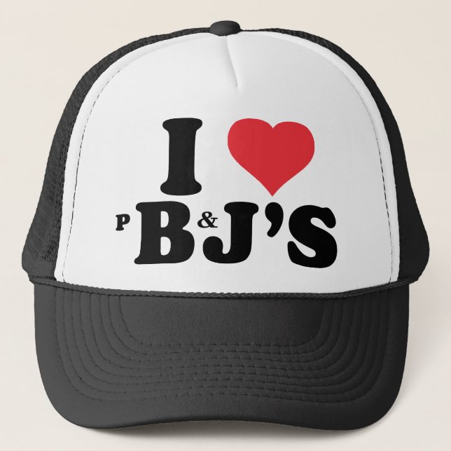 Casquette J'aime le beurre d'arachide et la chemise de la (Devant)