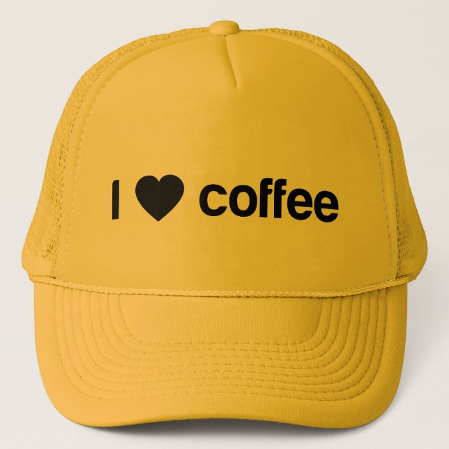 Casquette J'aime le café (Devant)