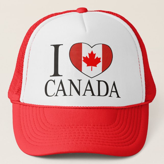 Casquette J'aime le Canada (Devant)
