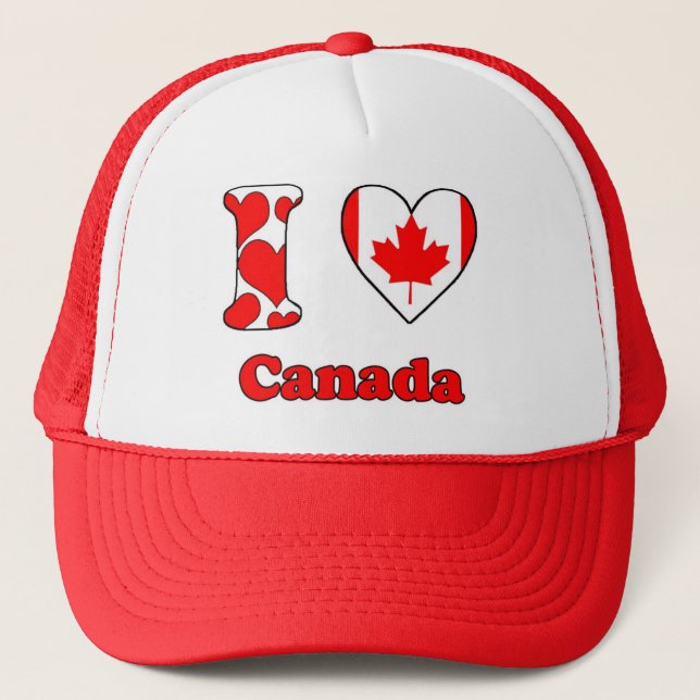 Casquette J'aime le Canada (Devant)