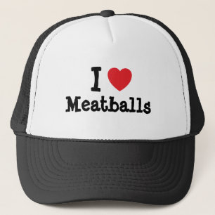 Casquette J'aime le coeur de Meatballs T-Shirt