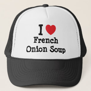Casquette J'aime le coeur de soupe d'oignon français T-shir