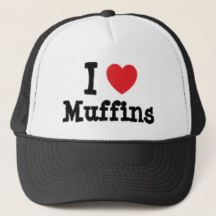 Casquette J'aime le coeur des muffins T-Shirt