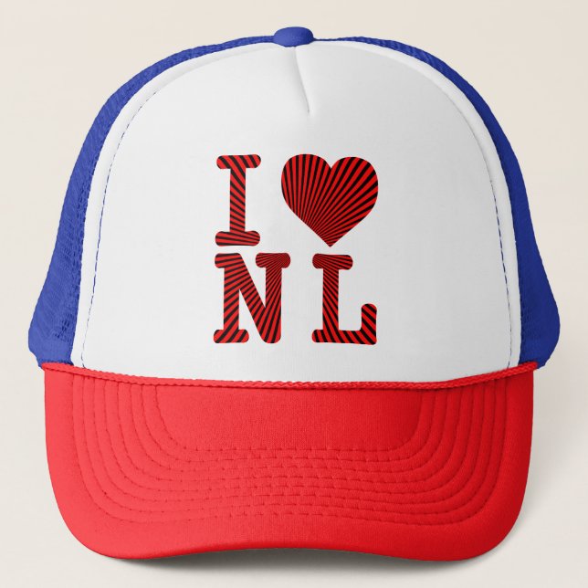 CASQUETTE J'AIME LE COEUR NL (Devant)
