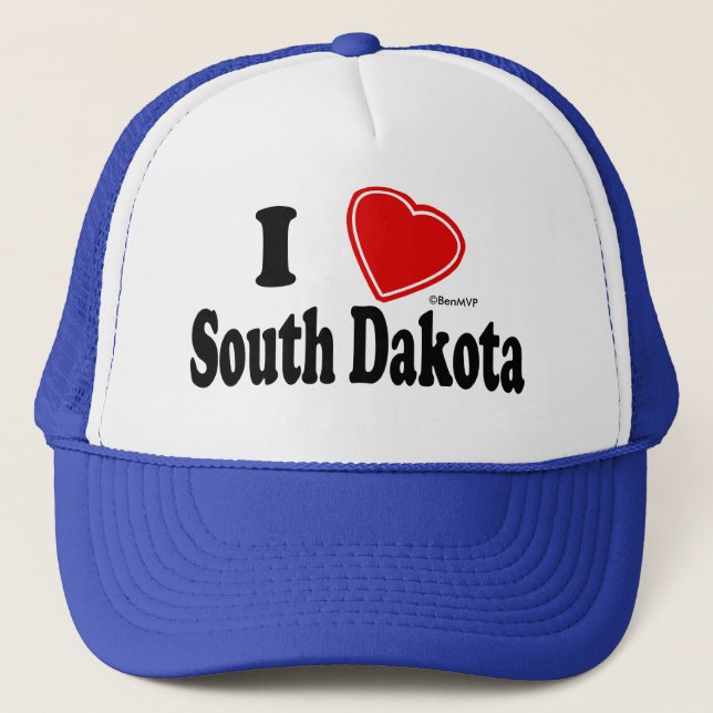Casquette J'aime le Dakota du Sud (Devant)