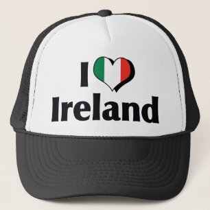 Casquette J'aime le drapeau de l'Irlande