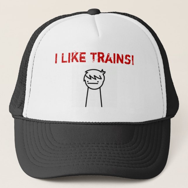 Casquette J'aime le FILM des trains ASDF (Devant)