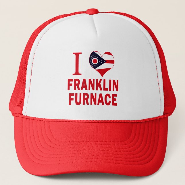 Casquette J'aime le four de Franklin, Ohio (Devant)