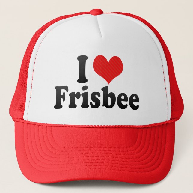 Casquette J'aime le frisbee (Devant)