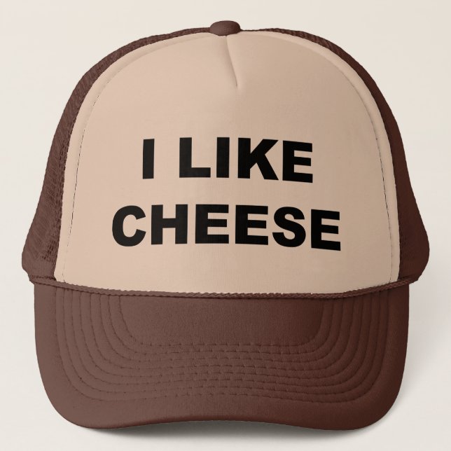 Casquette J'aime le fromage (Devant)