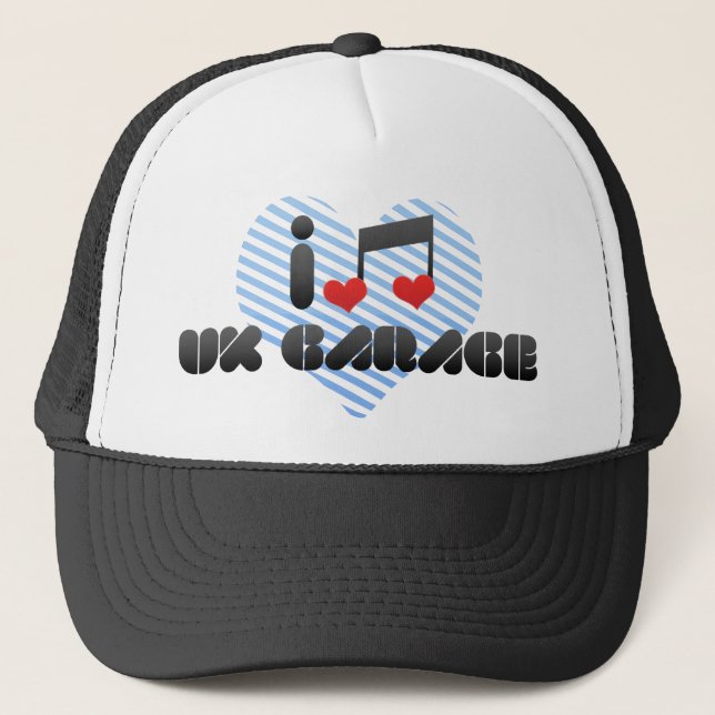 Casquette J'aime le garage britannique (Devant)