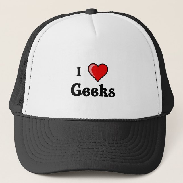 Casquette J'aime le geeks (Devant)