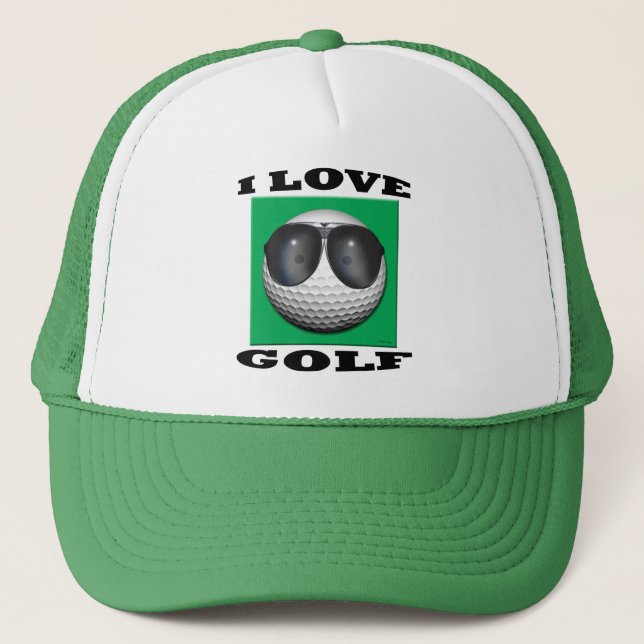 CASQUETTE J'AIME LE GOLF (Devant)