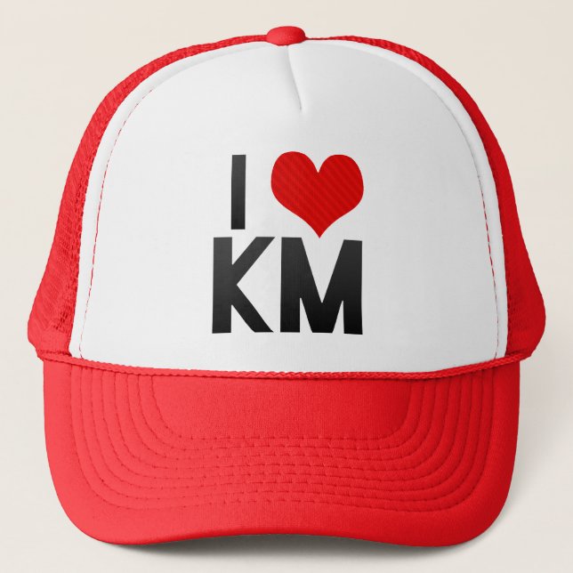Casquette J'aime le kilomètre (Devant)