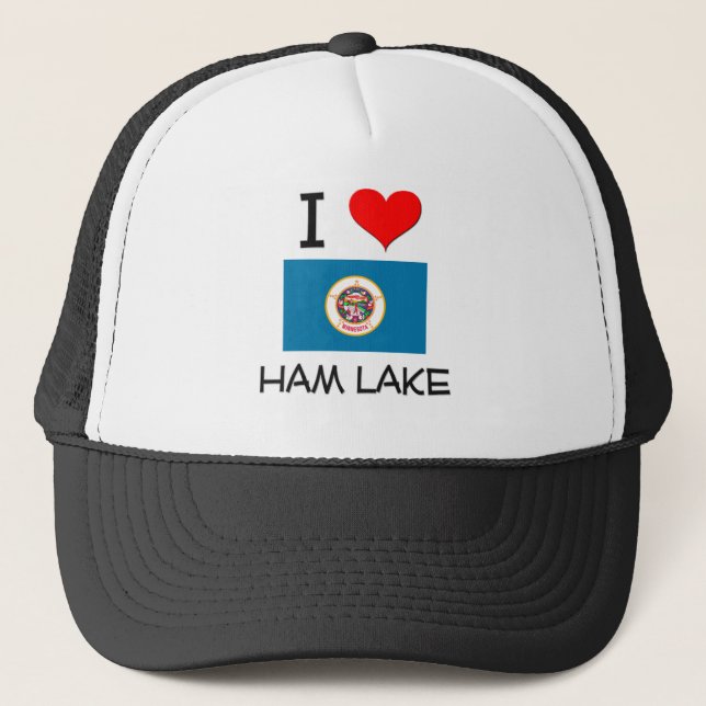 Casquette J'aime le lac Minnesota ham (Devant)