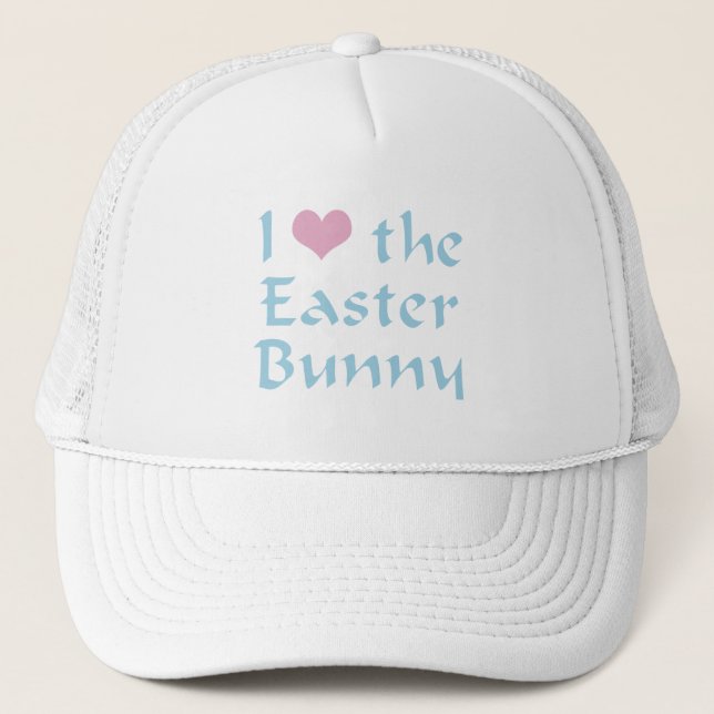 Casquette J'aime le lapin de Pâques (Devant)