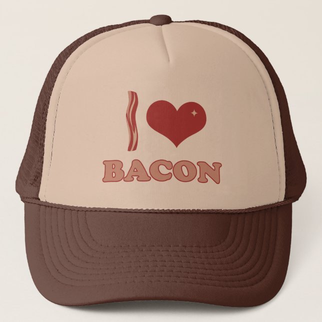 Casquette J'aime le lard (Devant)